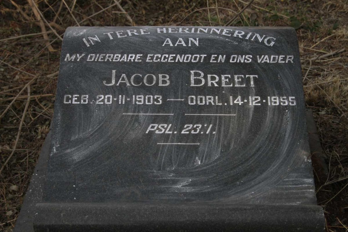 BREET Jacob 1903-1955