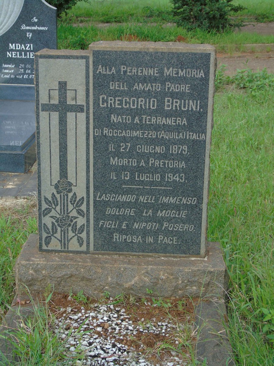 BRUNI Gregorio 1879-1943