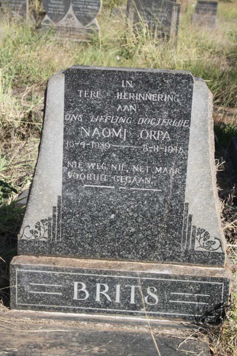 BRITS Naomi Orpa 1939-1945