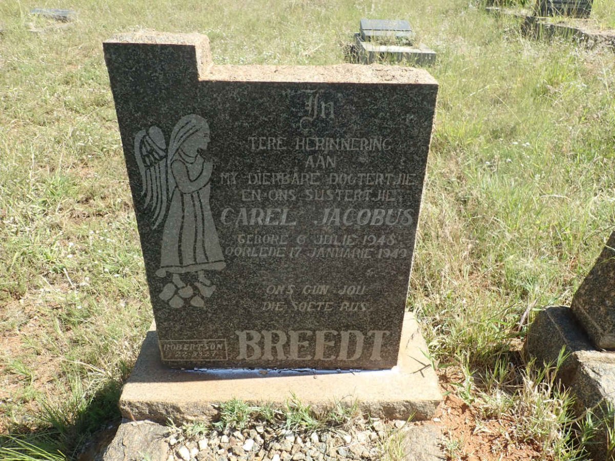 BREEDT Carel Jacobus 1948-1949