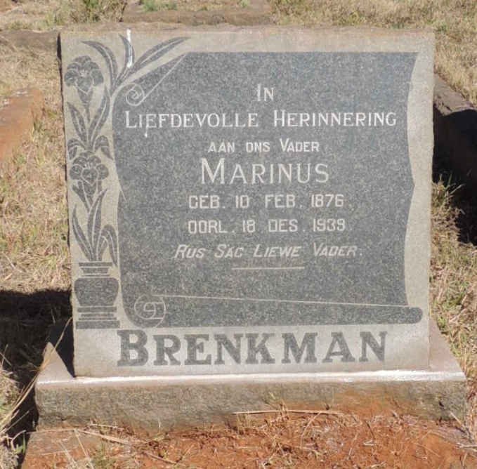 BRENKMAN Marinus 1876-1939