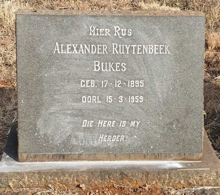BUKES Alexander Ruytenbeek 1895-1959