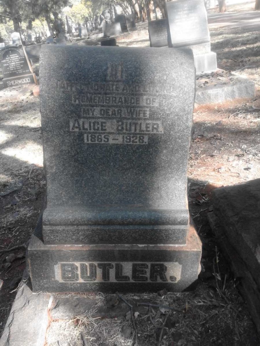 BUTLER Alice 1865-1928
