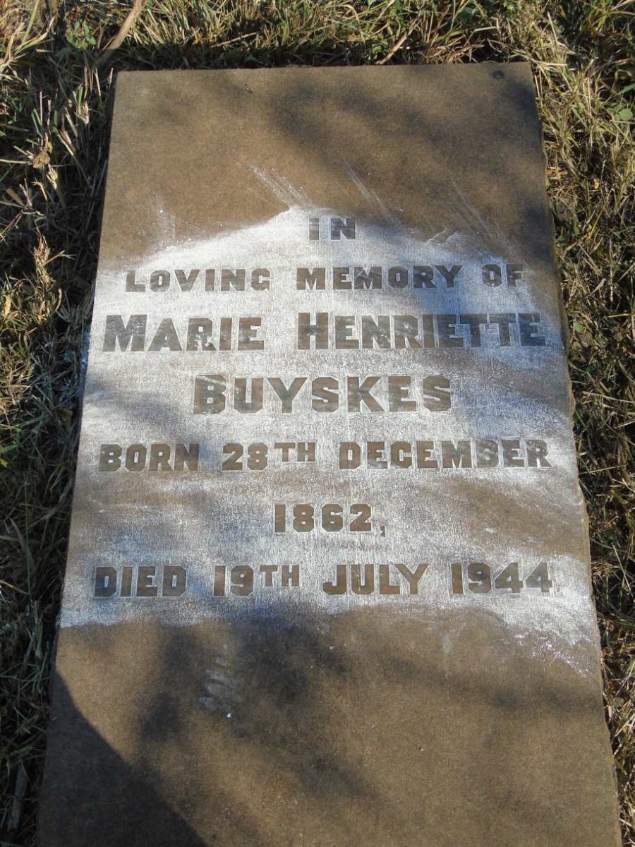BUYSKES Marie Henriette 1862-1944