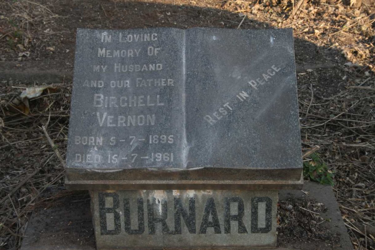 BURNARD Birchell Vernon 1895-1961