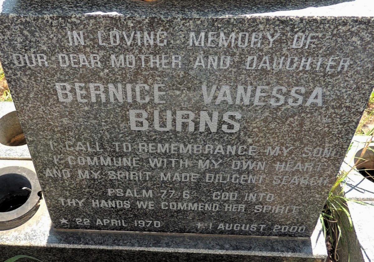 BURNS Bernice Venessa 1970-20000