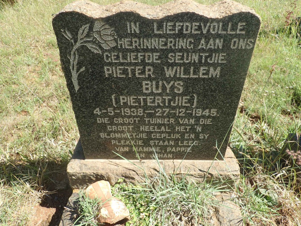BUYS Pieter Willem 1938-1945