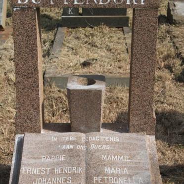 BUYTENDORP Ernest Hendrik Johannes Jurriens 1912-1956 & Maria Petronella KILIAN 1919-1967