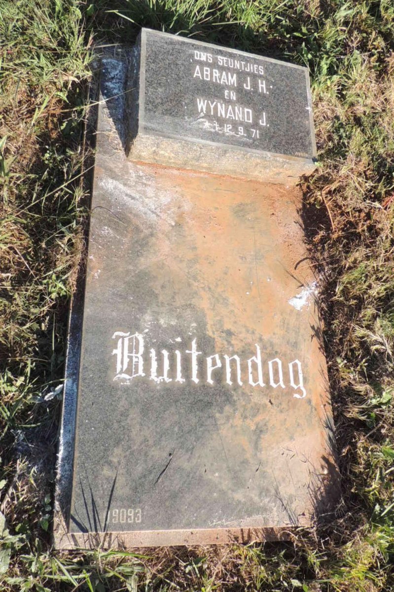 BUITENDAG Abram J.H. -1971 :: BUITENDAG Wynand J. -1971