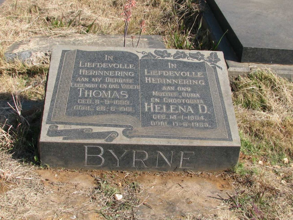 BYRNE Thomas 1893-1961 &amp; Helena D. 1904-1988
