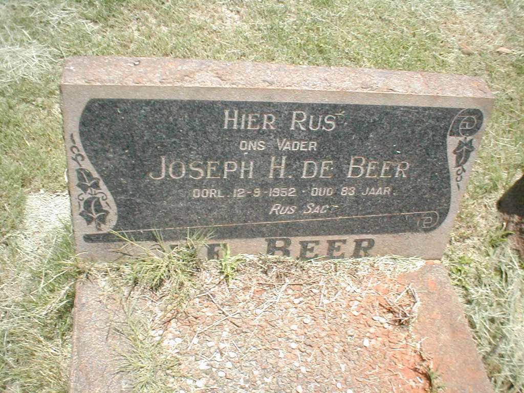 BEER Joseph H., de 1869-1952