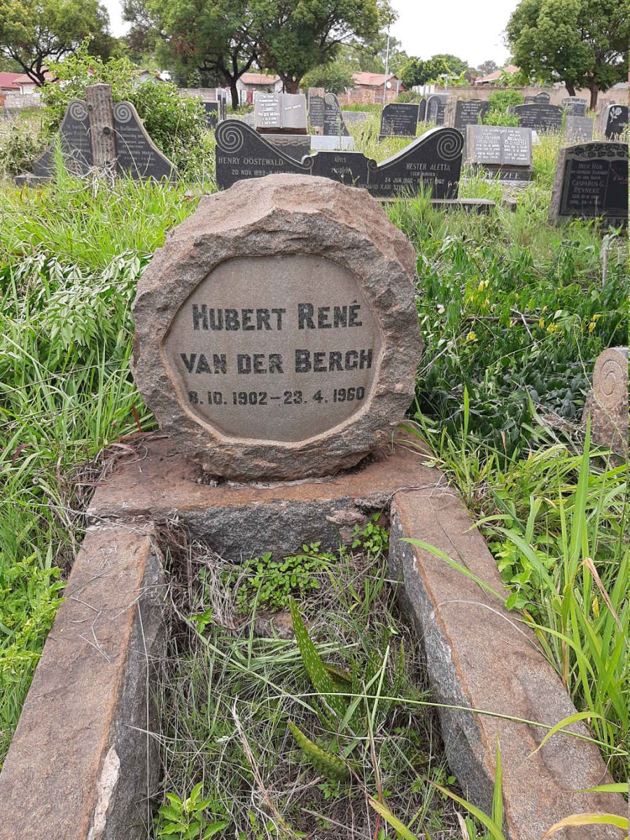 BERGH Hubert Rene, van der 1902-1960