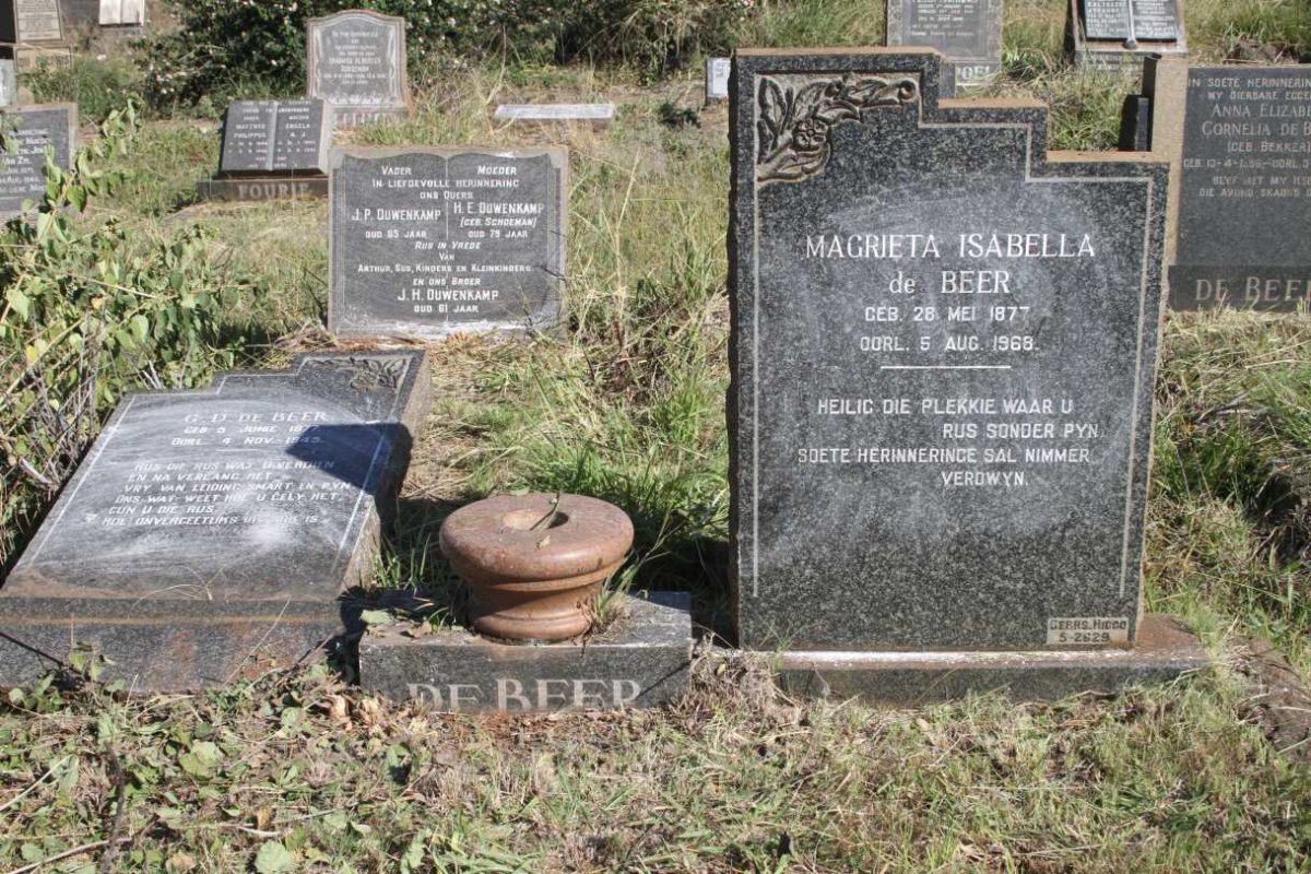 BEER G.D., de 1877-1945 & Magrieta Isabella 1877-1968_1