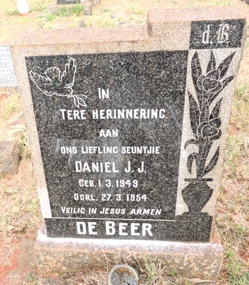 BEER Daniel J.J., de 1949-1954