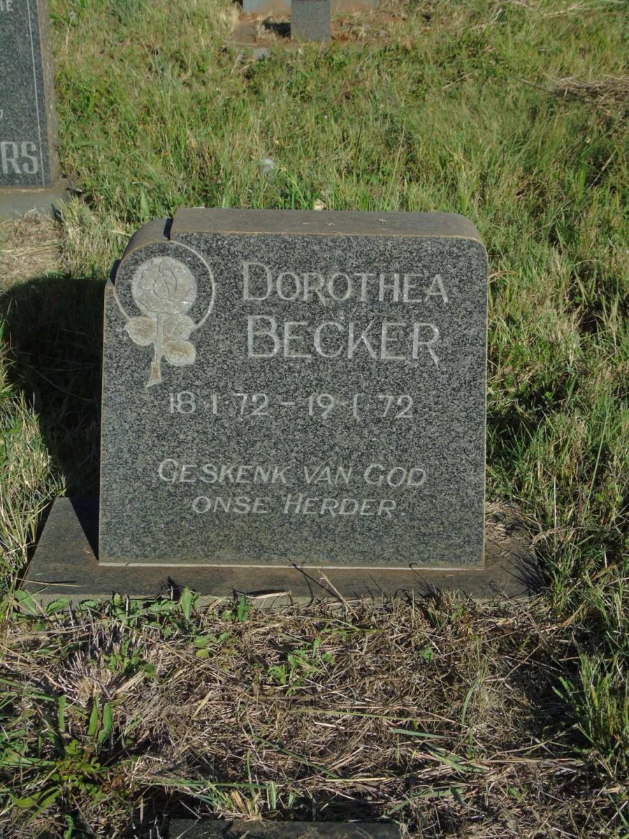 BECKER Dorothea 1972-1972