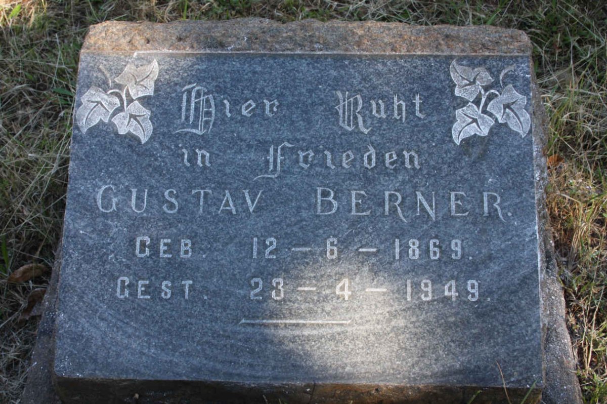 BERNER Gustav 1869-1949