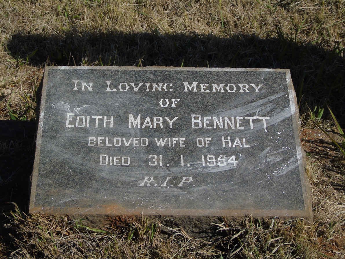 BENNETT Edith Mary -1954