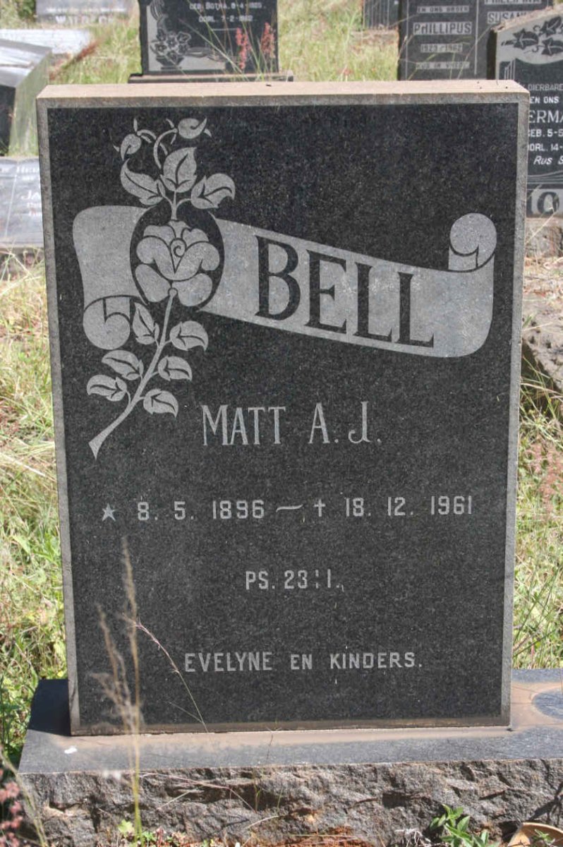 BELL Matt A.J. 1896-1961