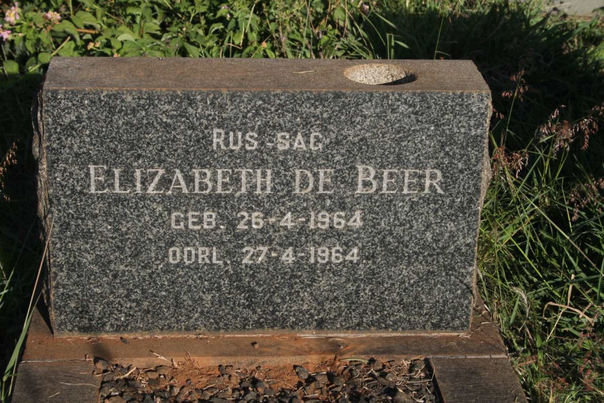 BEER Elizabeth, de 1964-1964
