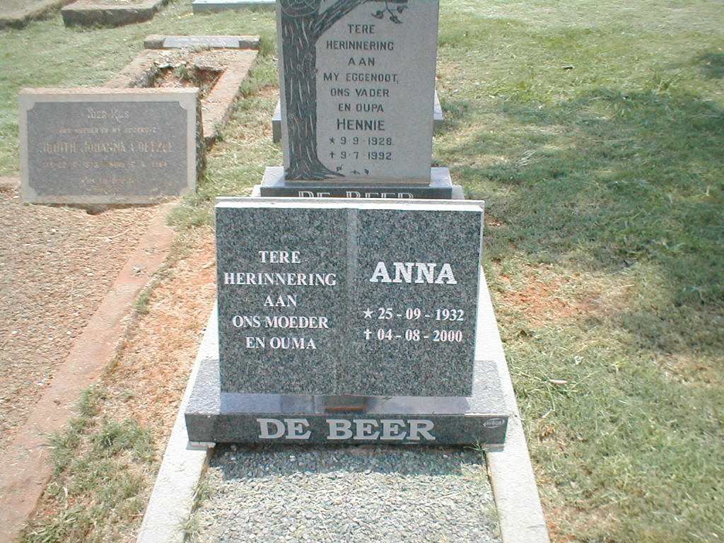BEER Hennie, de 1928-1992 & Anna 1932-2000