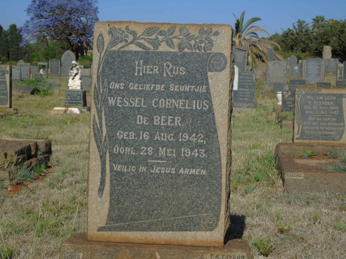 BEER Wessel Cornelius, de 1942-1943