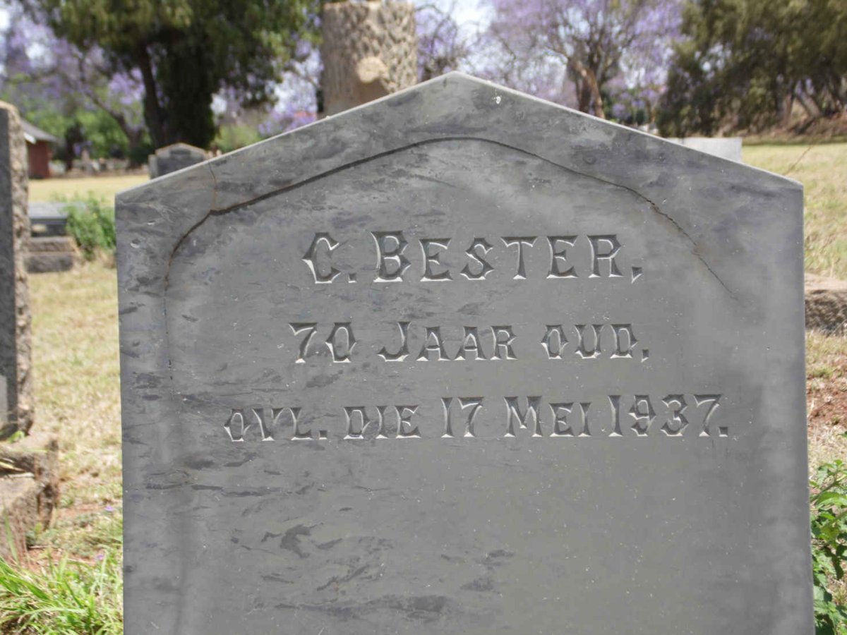 BESTER C. -1937