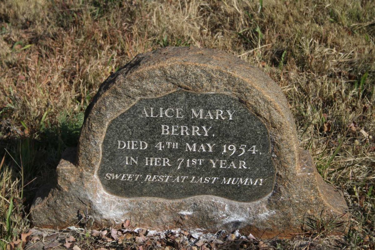 BERRY Alice Mary -1954