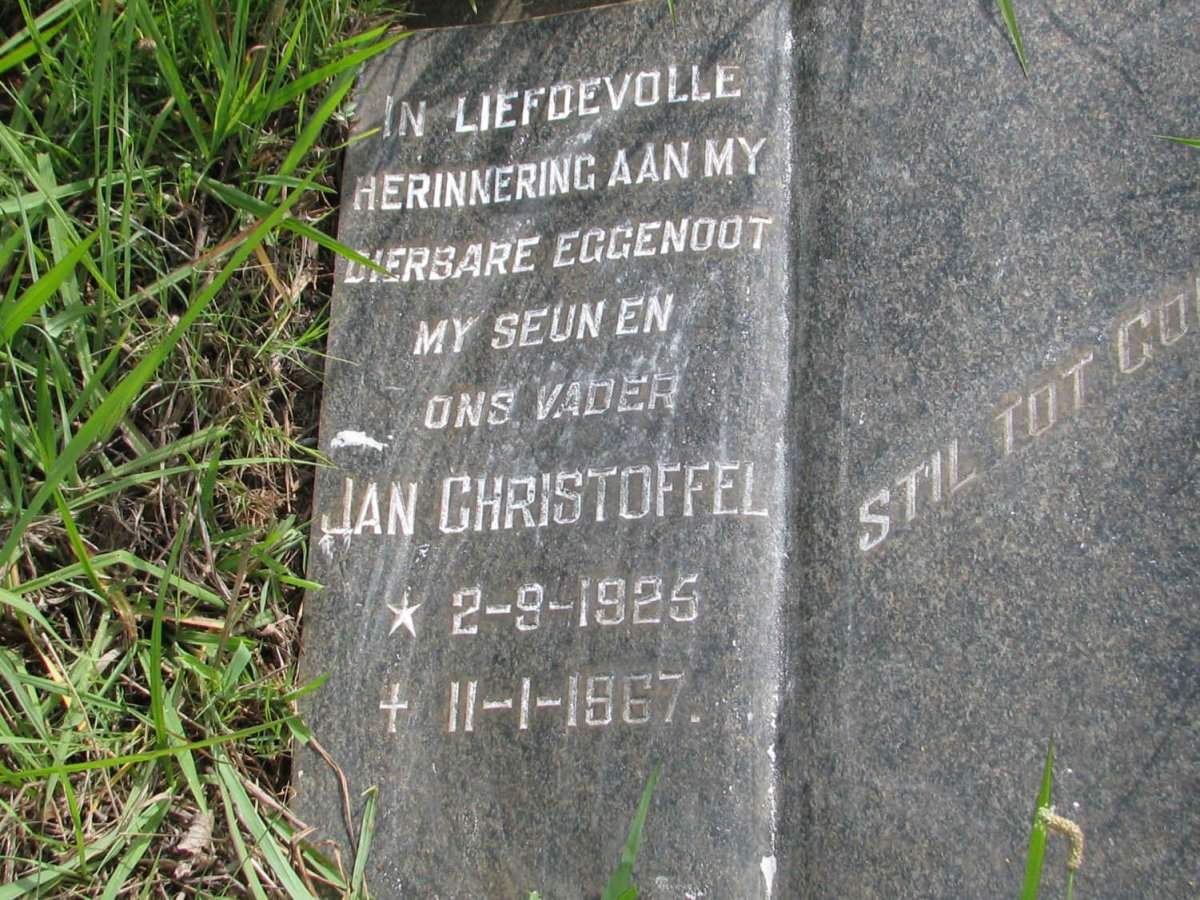 BERG Jan Christoffel, v.d. 1925-1967 _1