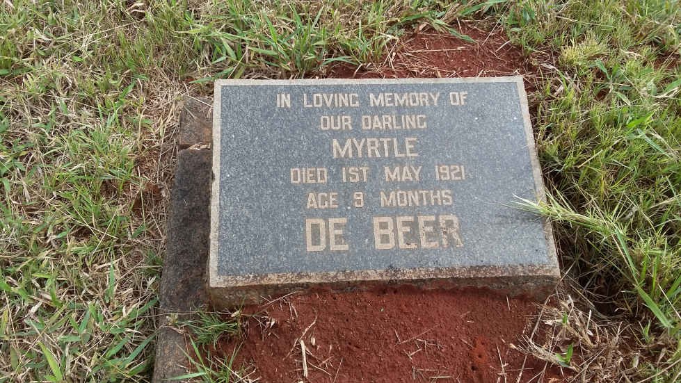 BEER Myrtle, de -1921