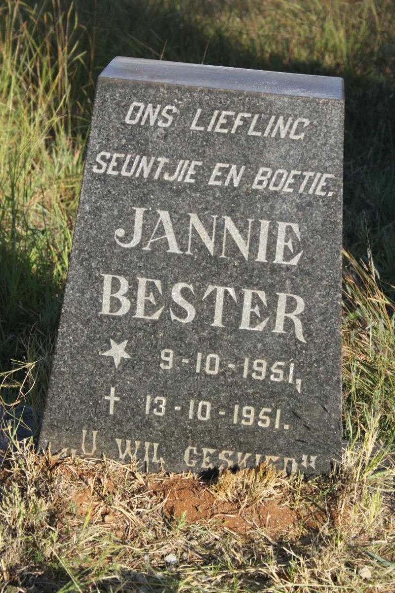 BESTER Jannie 1951-1951