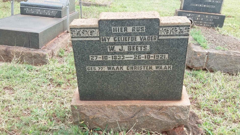 BEETS W.J. 1833-1921