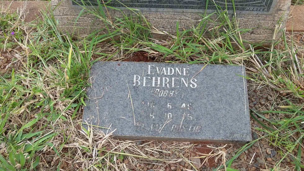 BEHRENS Evadne 1?4?-19?5