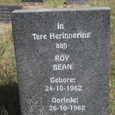 BEAN Roy 1962-1962