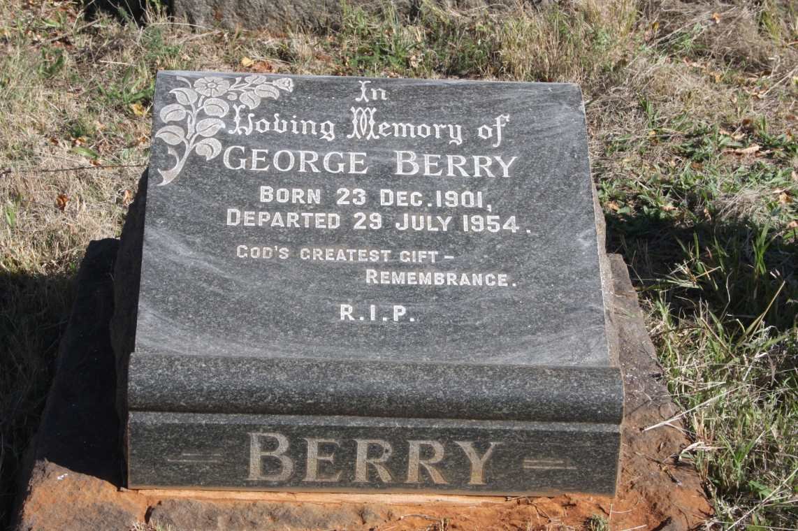 BERRY George 1901-1954