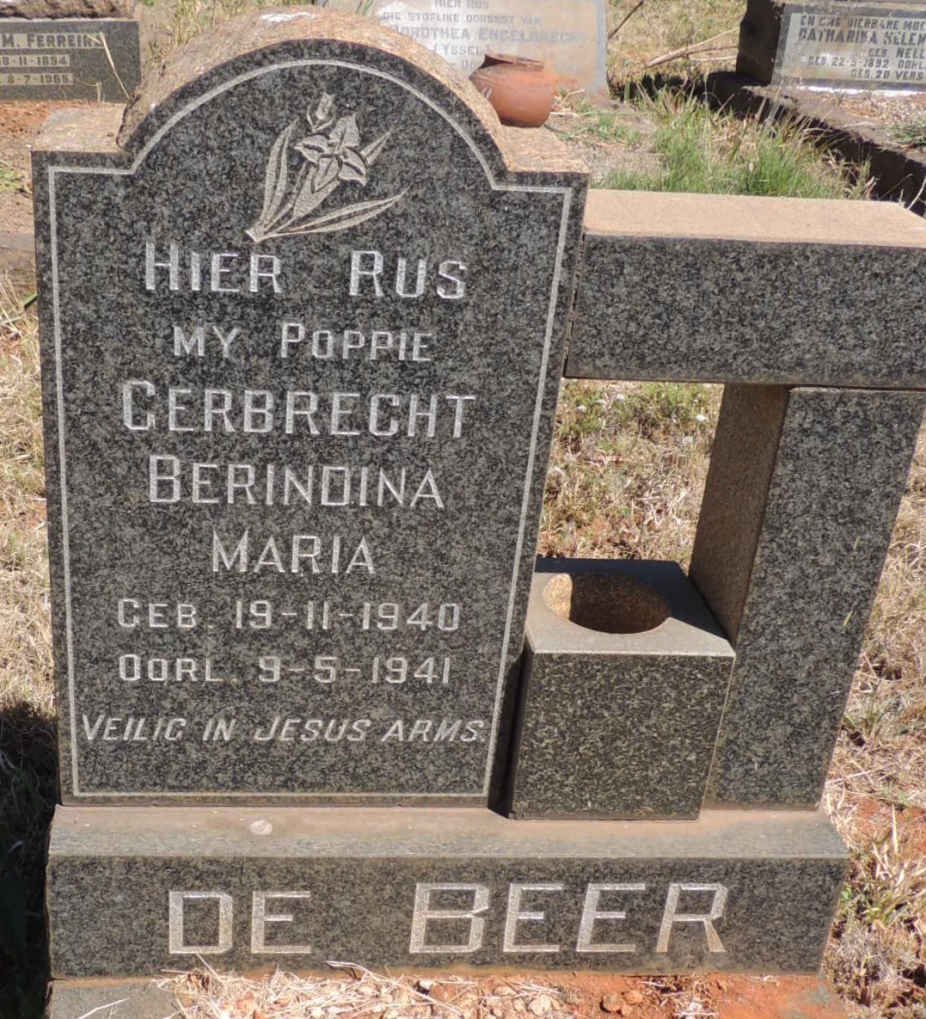 BEER Gerbrecht Berindina Maria, de 1940-1941