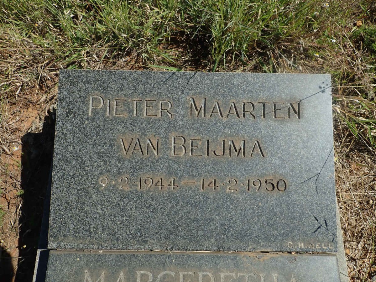 BEIJMA Pieter Maarten, van 1944-1950