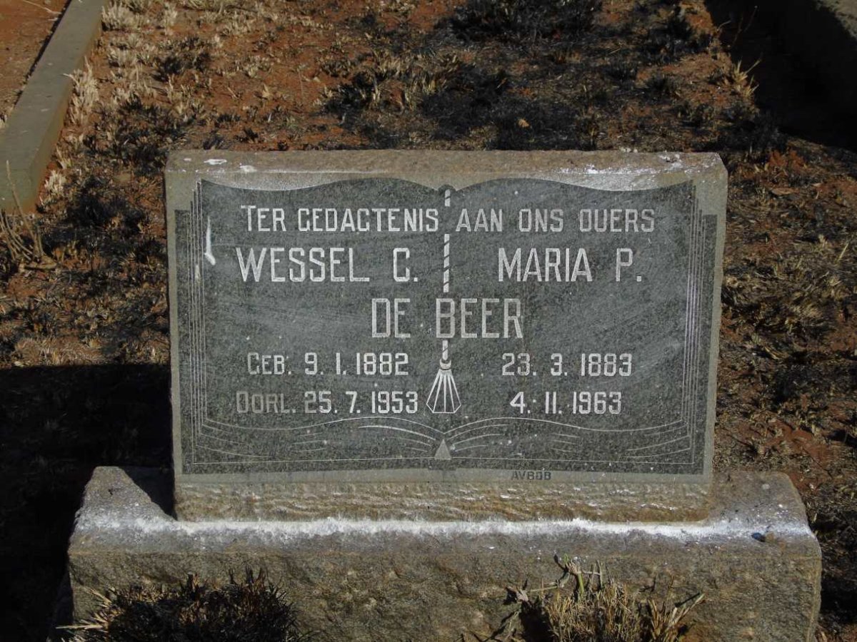 BEER Wessel C., de 1882-1953 & Maria P. 1883-1963