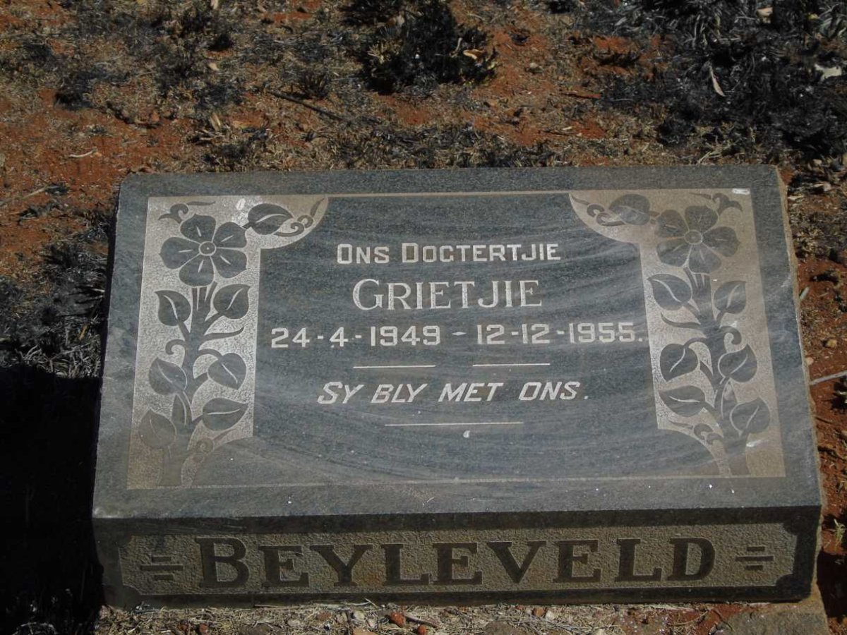 BEYLEVELD Grietjie 1949-1955