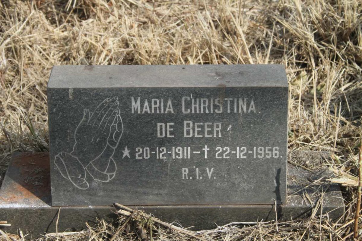 BEER Maria Christina, de 1911-1956