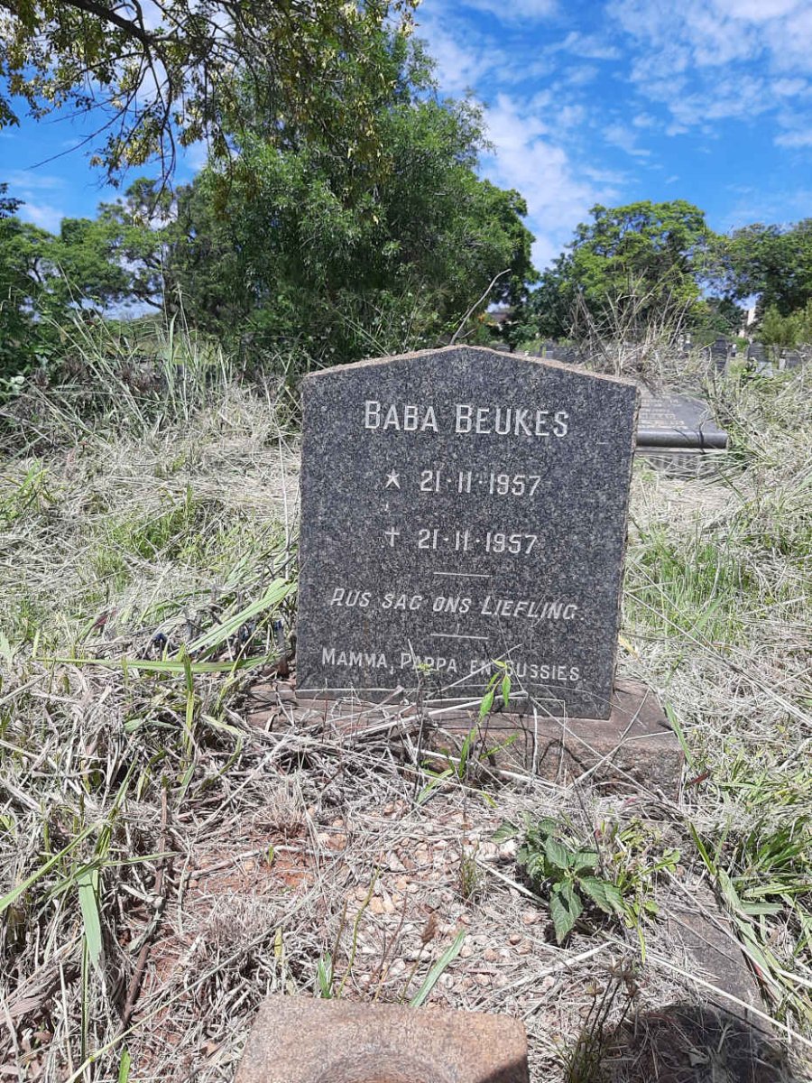 BEUKES Baba 1957-1957