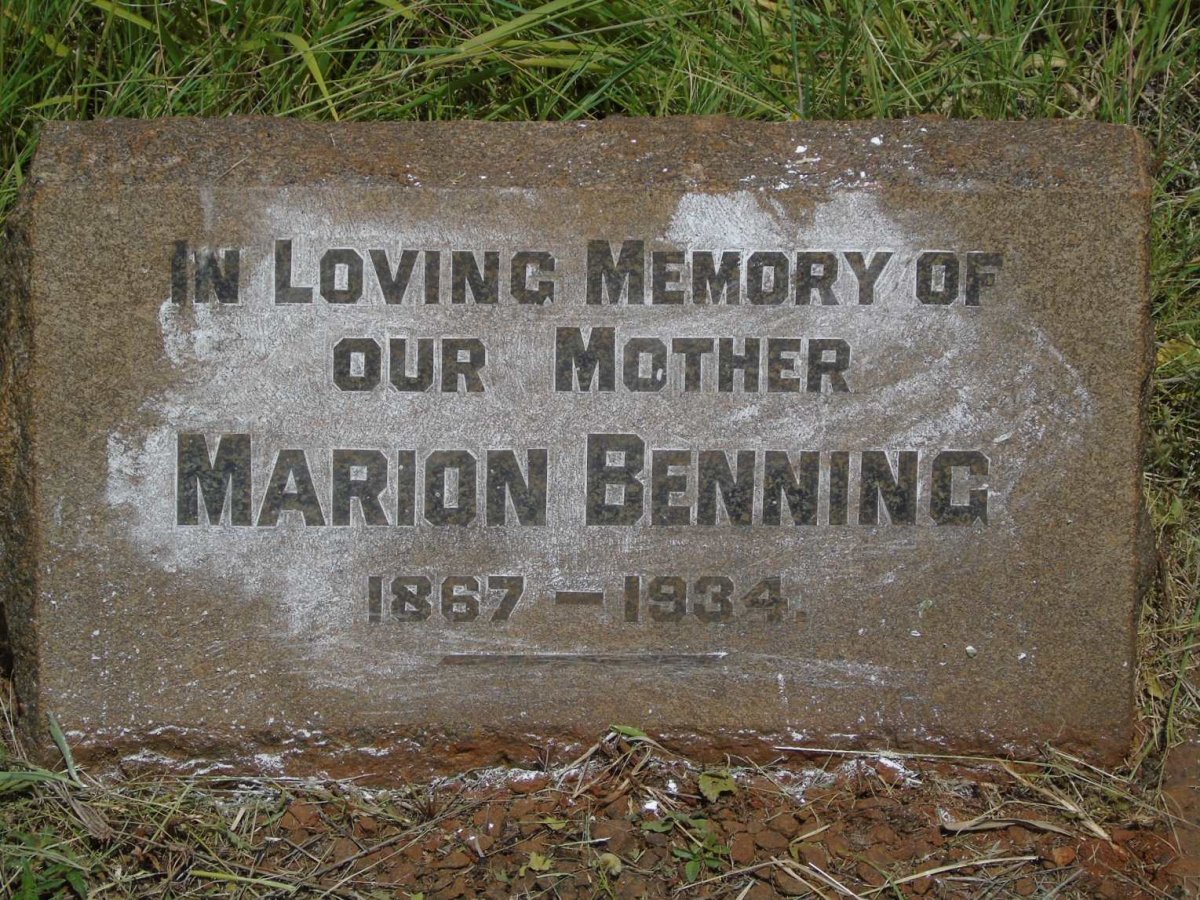 BENNING Marion 1867-1934