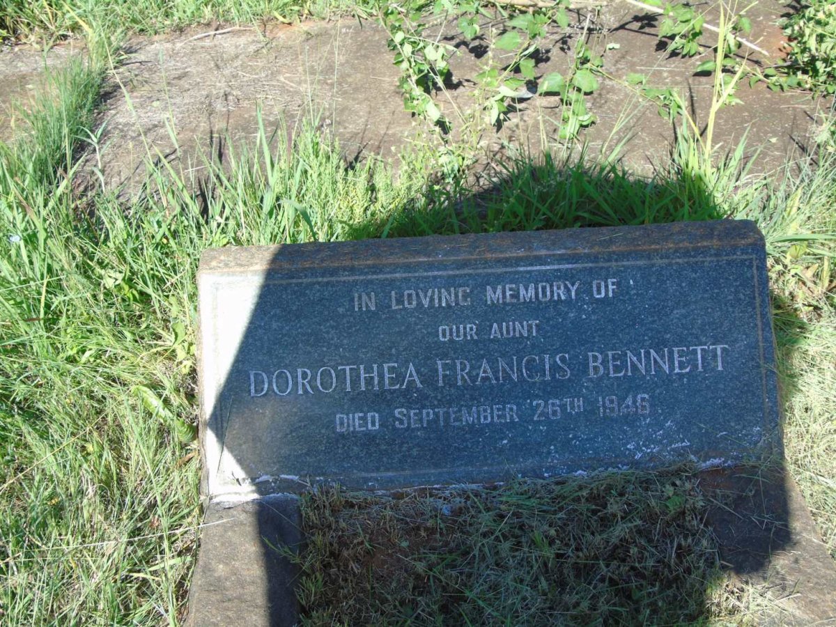 BENNETTE Dorothea Francis -1946