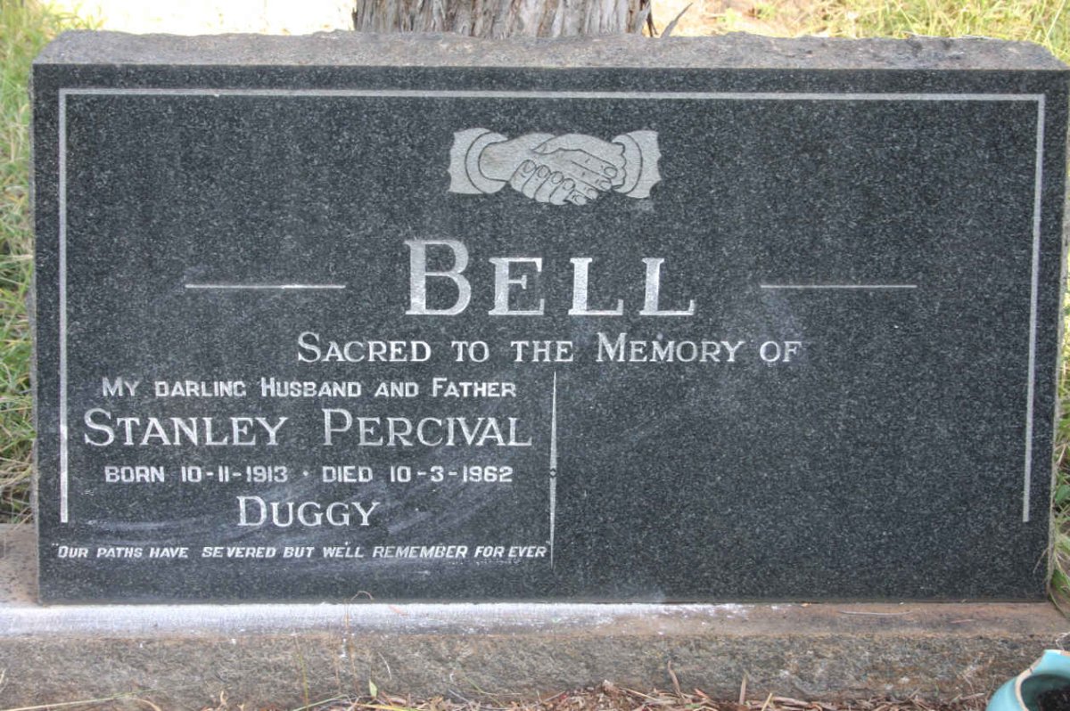 BELL Stanley Percival 1913-1962