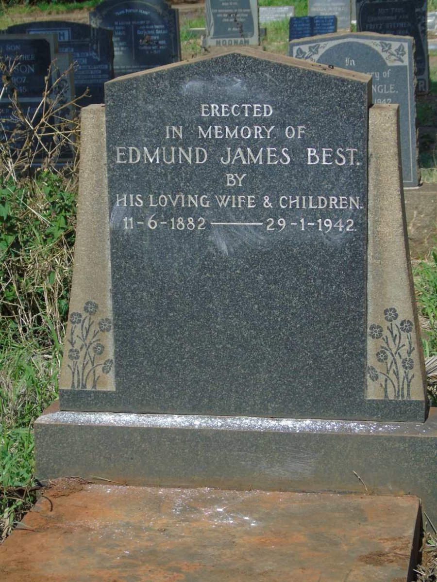 BEST Edmund James 1882-1942