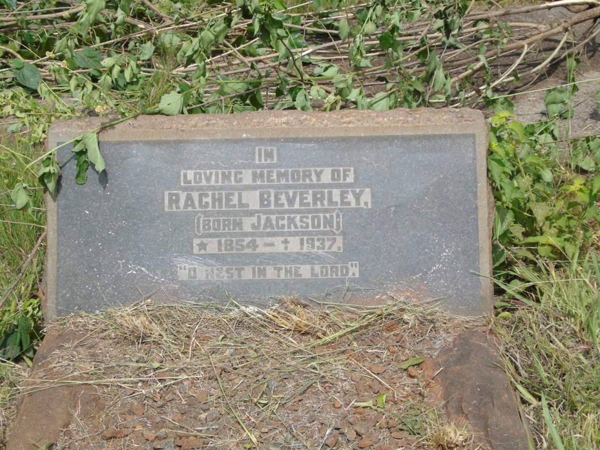 BEVERLEY Rachel nee JACKSON 1854-1937