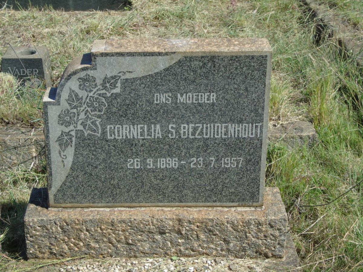 BEZUIDENHOUT Cornelia S. 1896-1957