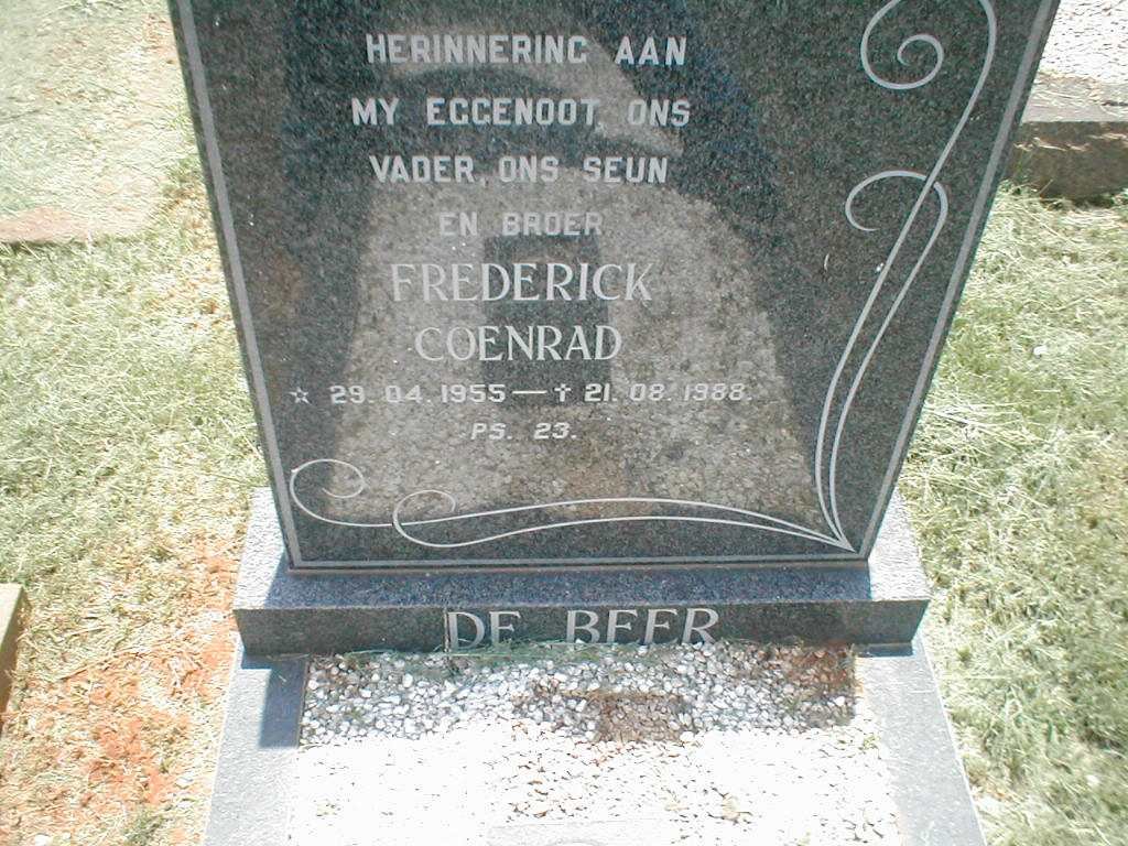 BEER Frederick Coenrad, de 1955-1988