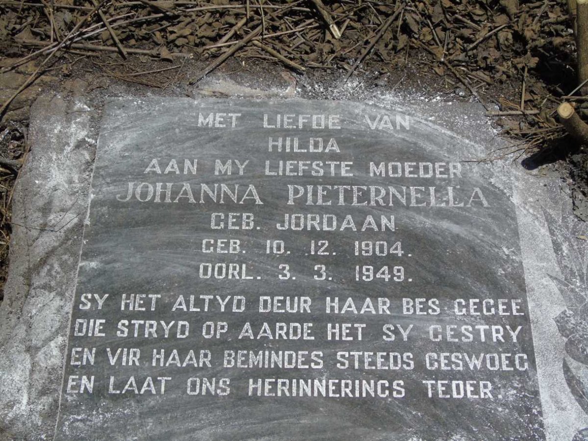 BEIROWSKI Johanna Pieternella nee JORDAAN 1904-1949_2