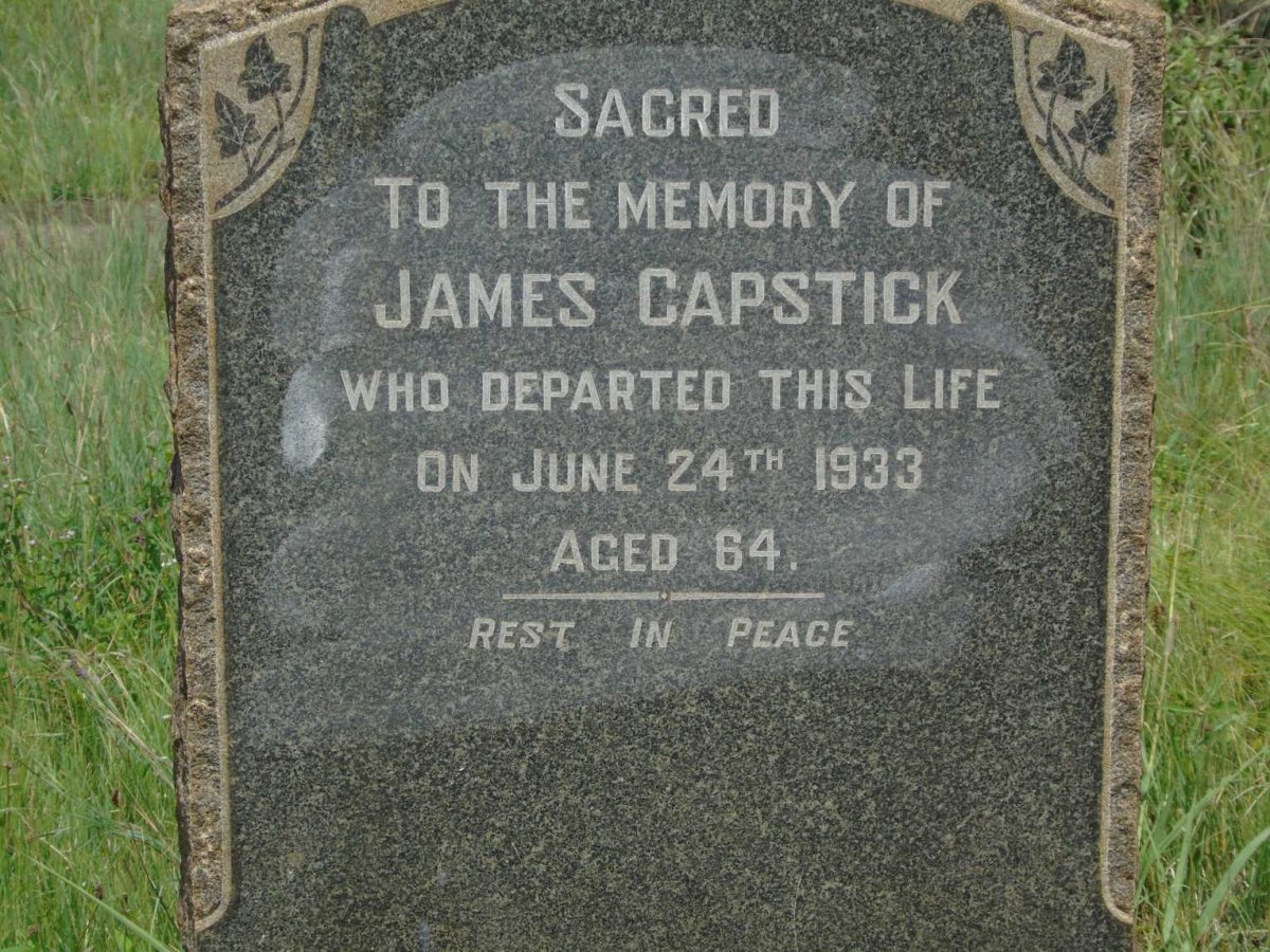 CAPSTICK James -1933