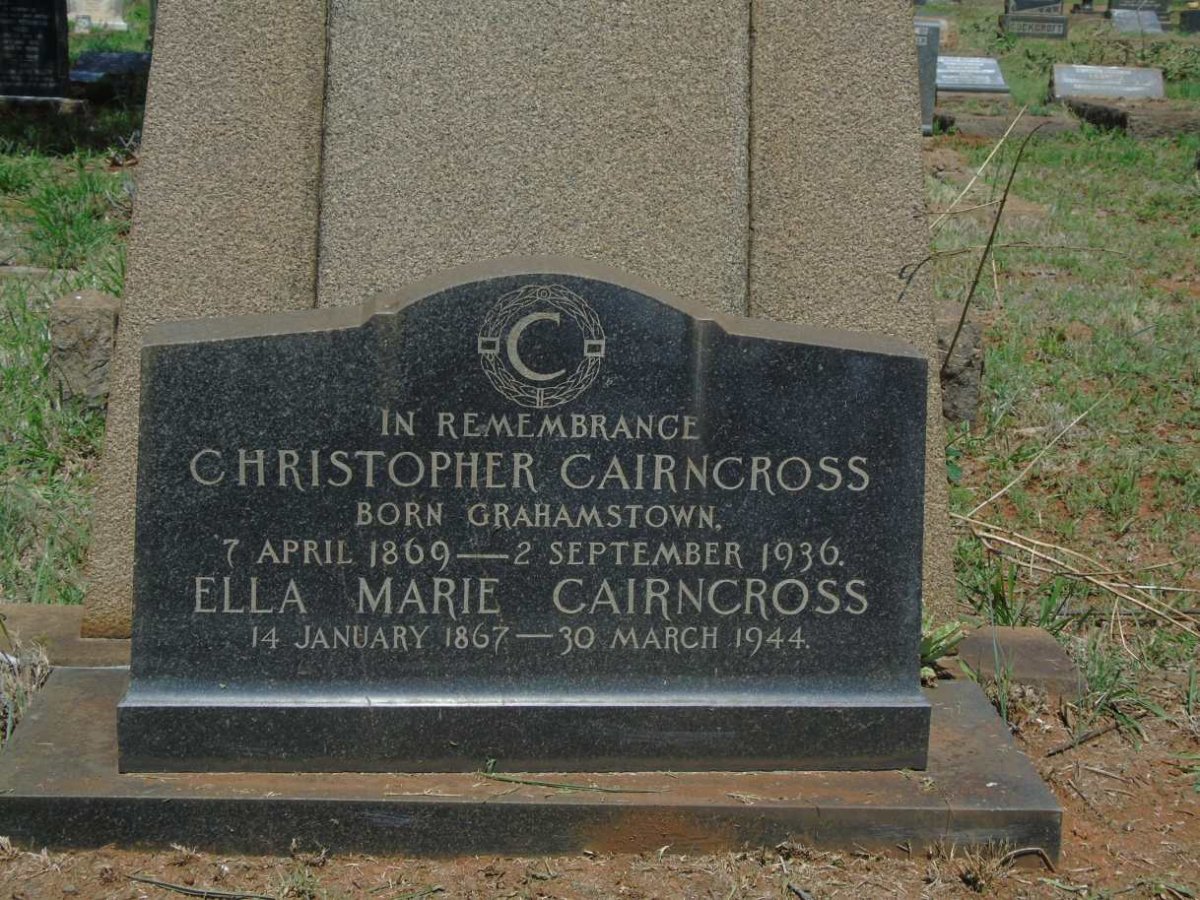 CAIRNCROSS Christopher 1869-1936 & Ella Marie 1867-1944